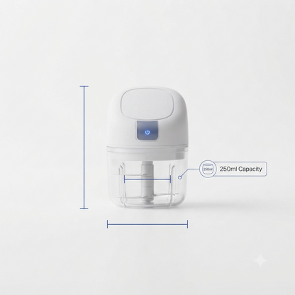 USB Rechargeable Mini Food Chopper | Portable Vegetable & Garlic Chopper